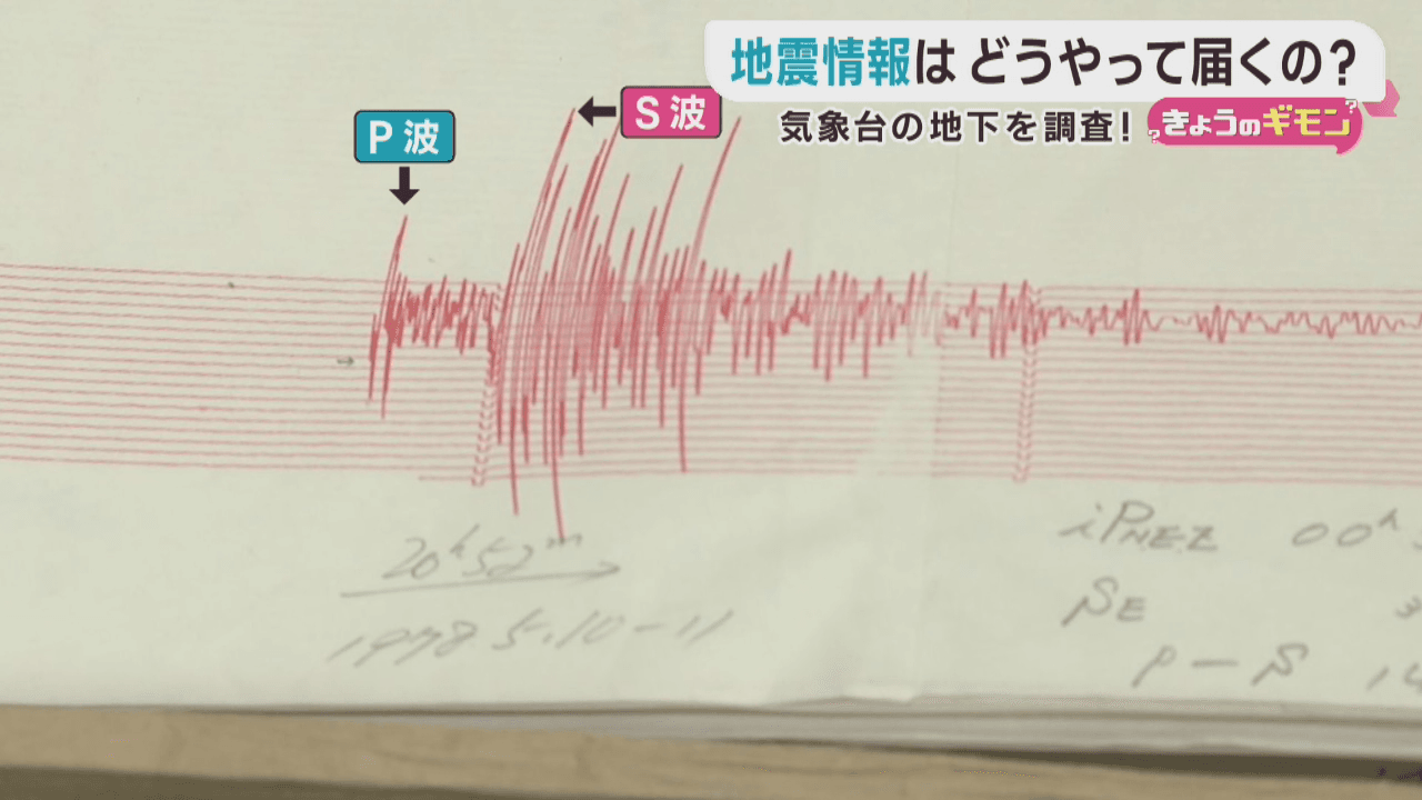 地震情報はどうやって届くの？気象台地下にある震度計に潜入！