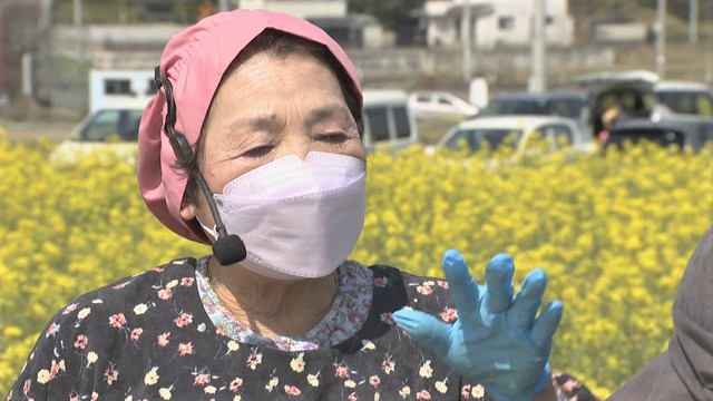 見頃迎えた菜の花畑で人気YouTuberが料理振る舞う　香川・まんのう町