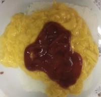 代替卵の商品で調理したオムライス