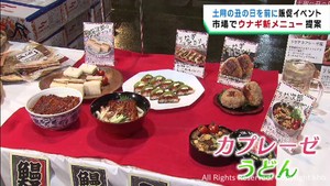 土用の丑の日を前にウナギの新たな食べ方を提案　仙台市中央卸売市場