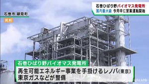 国内最大規模のバイオマス発電所　宮城・石巻市で運転開始へ