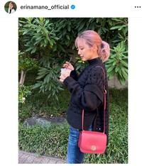 真野恵里菜インスタグラム＠erinamano_officialより