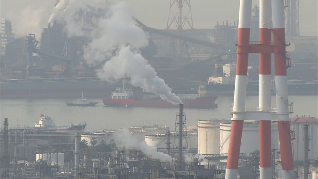 水島コンビナート　倉敷市