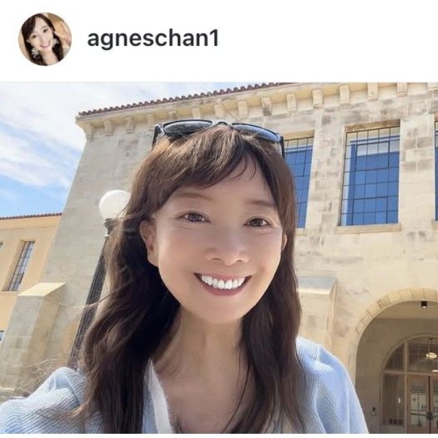 アグネス・チャンのインスタグラム＠agneschan1より