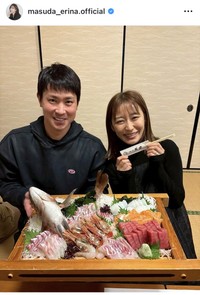 枡田絵理奈アナのインスタグラム＠masuda_erina.officialより