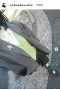川島夕空のインスタグラム@yua_kawashima_officialより