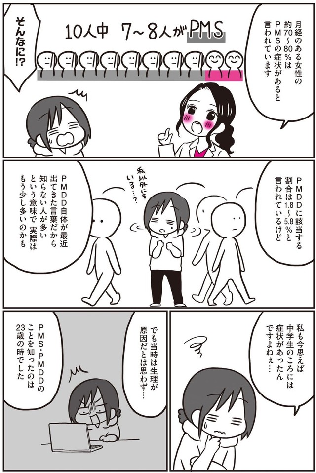 【漫画】『生理前に起こる不調のこと、産婦人科医の先生に全部聞いてみた！』16（なおたろーさん提供）