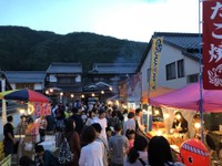過去の「ホタルの夕べ in 北房」の様子／提供：真庭市役所北房振興局