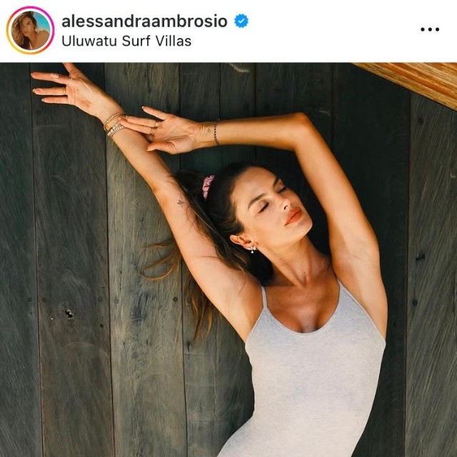 アレッサンドラ・アンブロジオのインスタグラム＠alessandraambrosioより