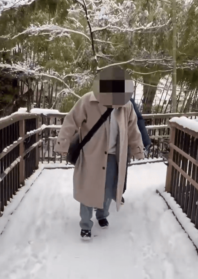 慎重に歩き始めるが…