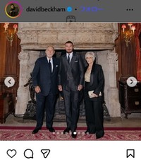 デヴィッド・ベッカムのインスタグラム＠davidbeckhamより