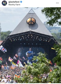 グランストンベリー・フェスティバルのインスタグラム＠glastofestより