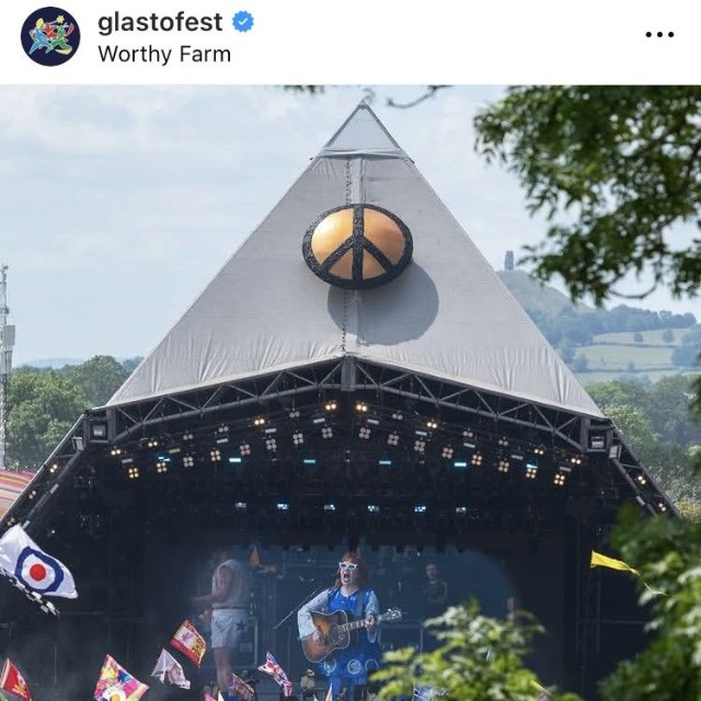 グランストンベリー・フェスティバルのインスタグラム＠glastofestより