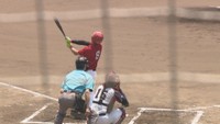 香川チャレンジャーズ 平川亘紀選手が先制の2点タイムリー