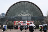 朝9時半、正面玄関の様子