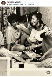 桑田靖子インスタグラム＠kuwata_yasukoより