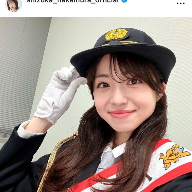 中村静香インスタグラム(@shizuka_nakamura_official)より