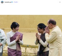 愛子さま、ラオスを公式訪問（宮内庁公式インスタグラムから）