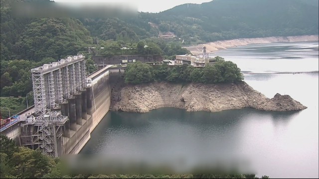 早明浦ダムの貯水率低下…今週中に第3次取水制限の見通し　香川