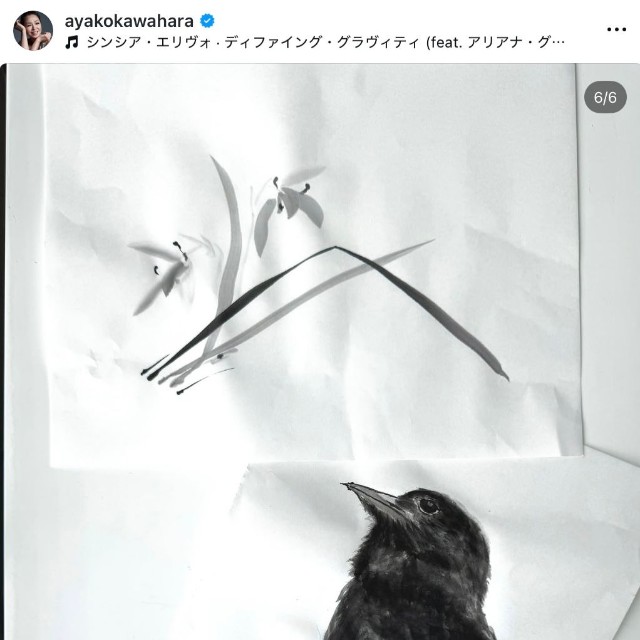 川原亜矢子さんのインスタグラムから