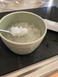 ちゃんとお粥になってる！（画像提供：ちひろさん）