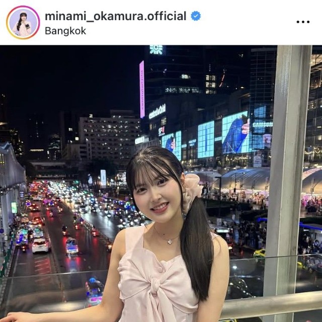 岡村美波インスタグラム＠minami_okamura.officialより
