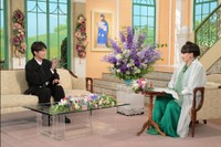 「徹子の部屋」    黒柳徹子(右)、柿澤勇人＝テレビ朝日提供