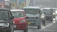 津山市山北　午前7時ごろ