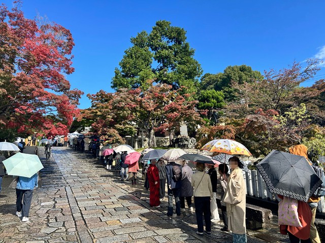 入場に列ができていました（２０２５年１１月３日撮影）