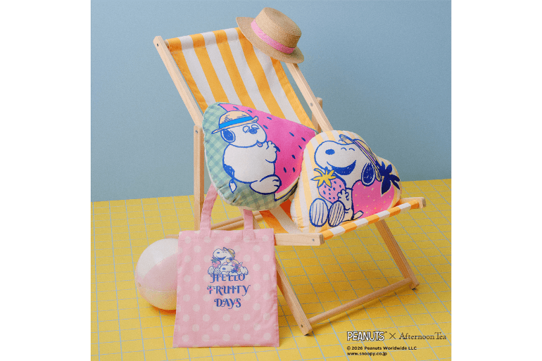 アフタヌーンティー限定】「夏らしいスヌーピーグッズ」と「PEANUTS75