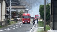 【速報】井原市で住宅火災　50代の男性1人を病院に搬送　軽傷か　岡山