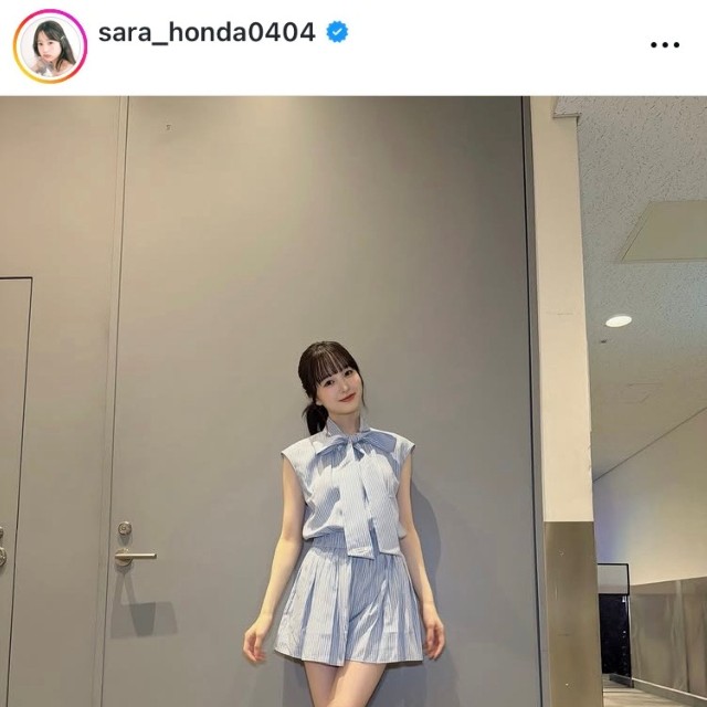 本田紗来インスタグラム(@sara_honda0404)より
