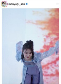 永尾まりやのインスタグラム＠mariyagi_sanより
