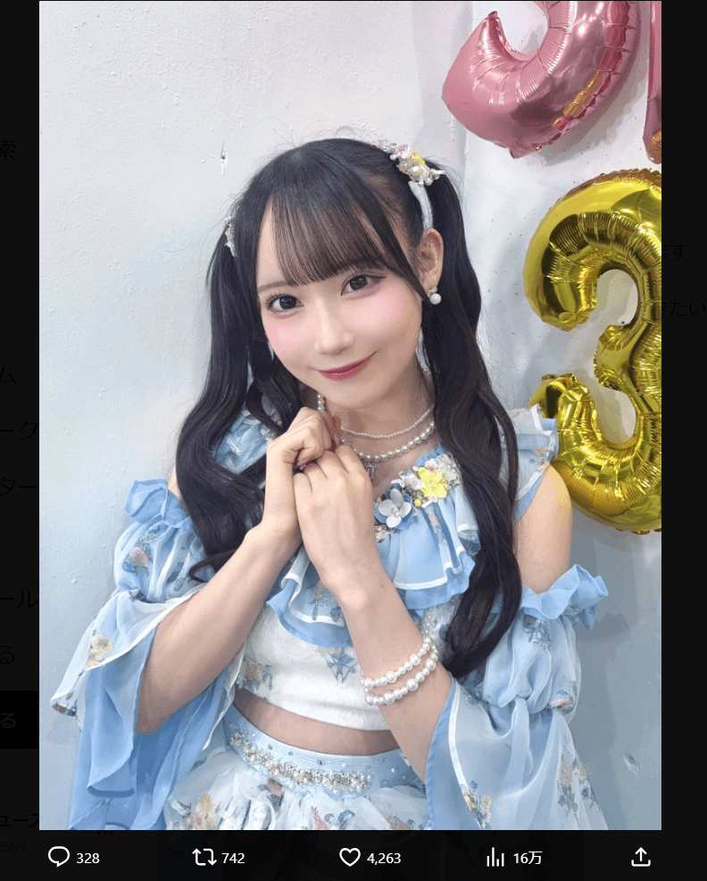 SKE48・大村杏のX（@omura_anzu_）より