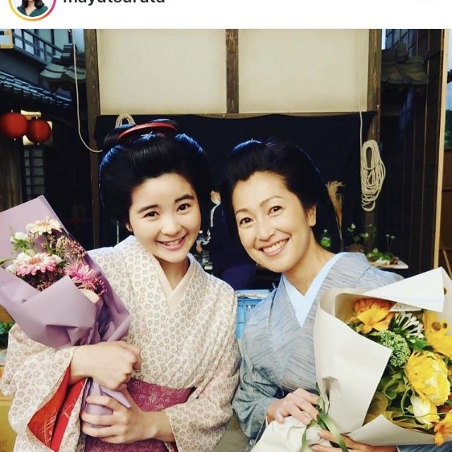 鶴田真由インスタグラム＠mayutsurutaより