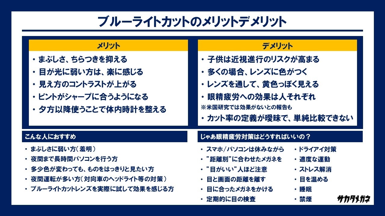 ブルーライトカットメガネ 悪影響 大人
