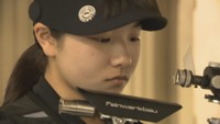 「ライフル射撃」小中学生の全国大会で3位になった吉川莉央さん