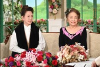 1月26日放送の「徹子の部屋」に出演した加賀まりこさん、冨士眞奈美さん＝テレビ朝日提供