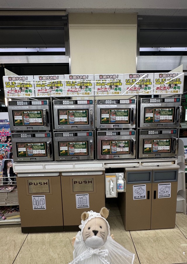 電子レンジも…（ネッピー・チーズさん提供）