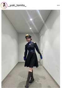 冨田有紀アナウンサーのインスタグラム＠_yuki_tomita_より