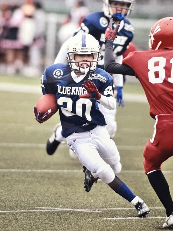 アメフト - 関西学院大DB礒田啓太郎 「ここから」のところで大けが