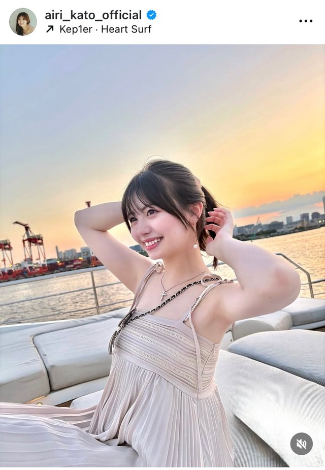 加藤愛梨インスタグラム＠airi_kato_officialより
