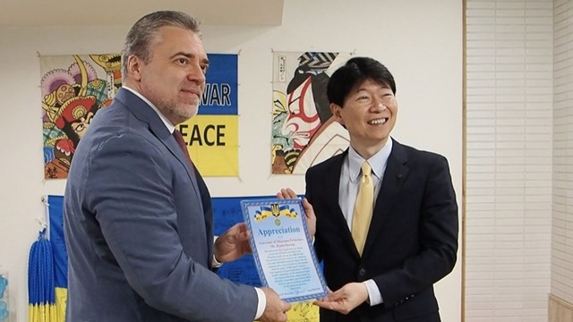岡山県知事がウクライナ支援について駐日大使と意見交換　 駐日大使は「日本のチャンピオン」と感謝