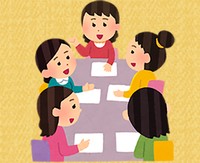 PTAの役員、気づけば女性だけで…（いらすとや）