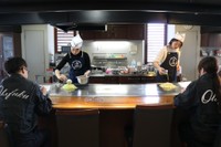 お好み焼士インストラクター実技試験の様子