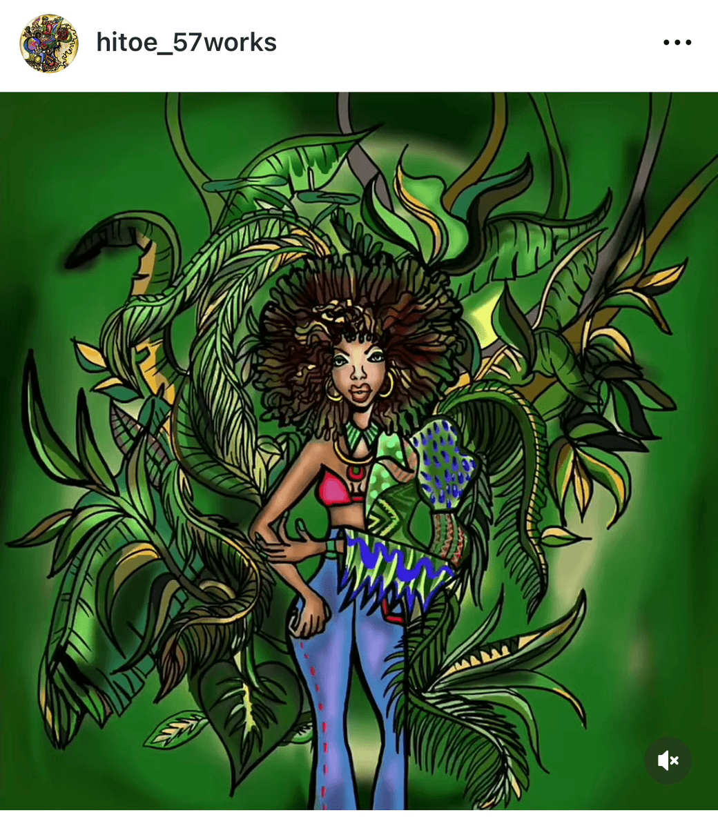 新垣仁絵 Hitoe Arakaki   (@hitoe_57works)さんのインスタグラムより