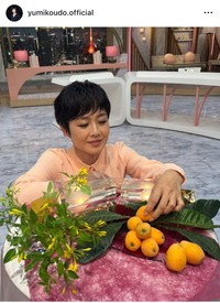 有働由美子さん（@yumikoudo.official）のマネージャー公式インスタグラムより