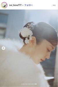 伊礼姫奈のインスタグラム@irei_hime777より