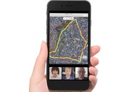 LINEビデオ通話で行われる「オンライン迷子猫捜しサポート」の捜索会議。地図などを共有できるのもメリット（写真はイメージ。提供＝ペットレスキュー）