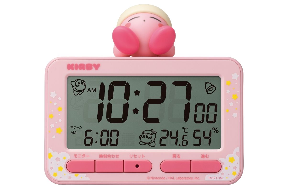 すやすや眠るカービィがかわいすぎる！ 星のカービィデジタルめざまし